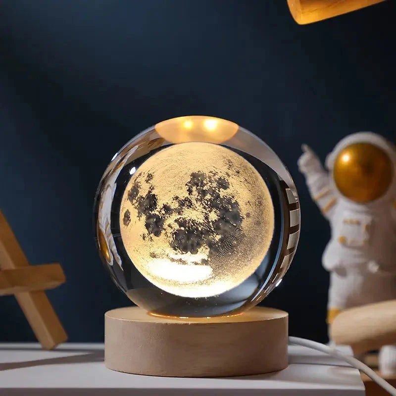 Moon Crystal Led Lamp